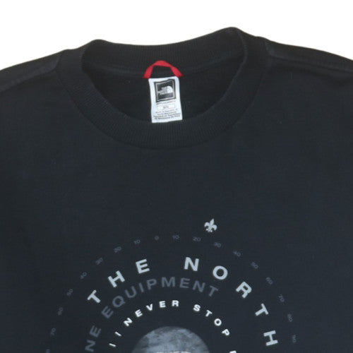 The North Face Men's Black Cotton Crew Neck Sweatshirt M