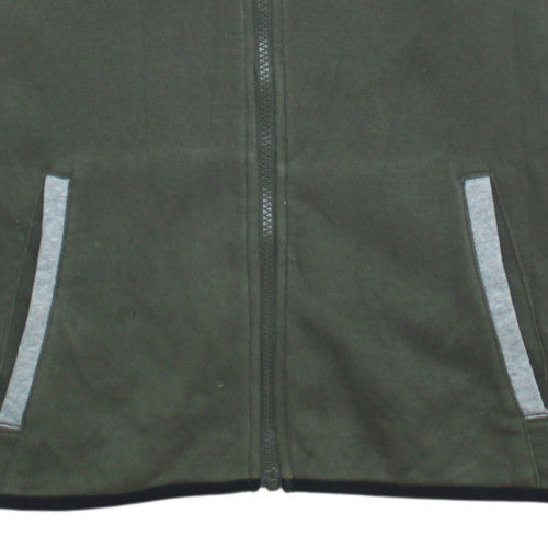 Nike Boys Olive & Grey Full Zip Hoodie Sweatshirt XL 13-15 Years Hooded