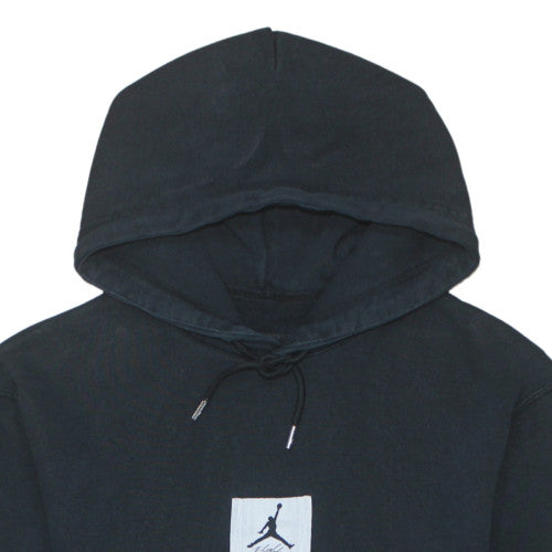 Jordan Men's Black Pullover Hoodie Medium Sports Logo Fleece