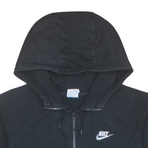 Nike Men's Black Full Zip Fleece Hoodie Size M Regular Fit