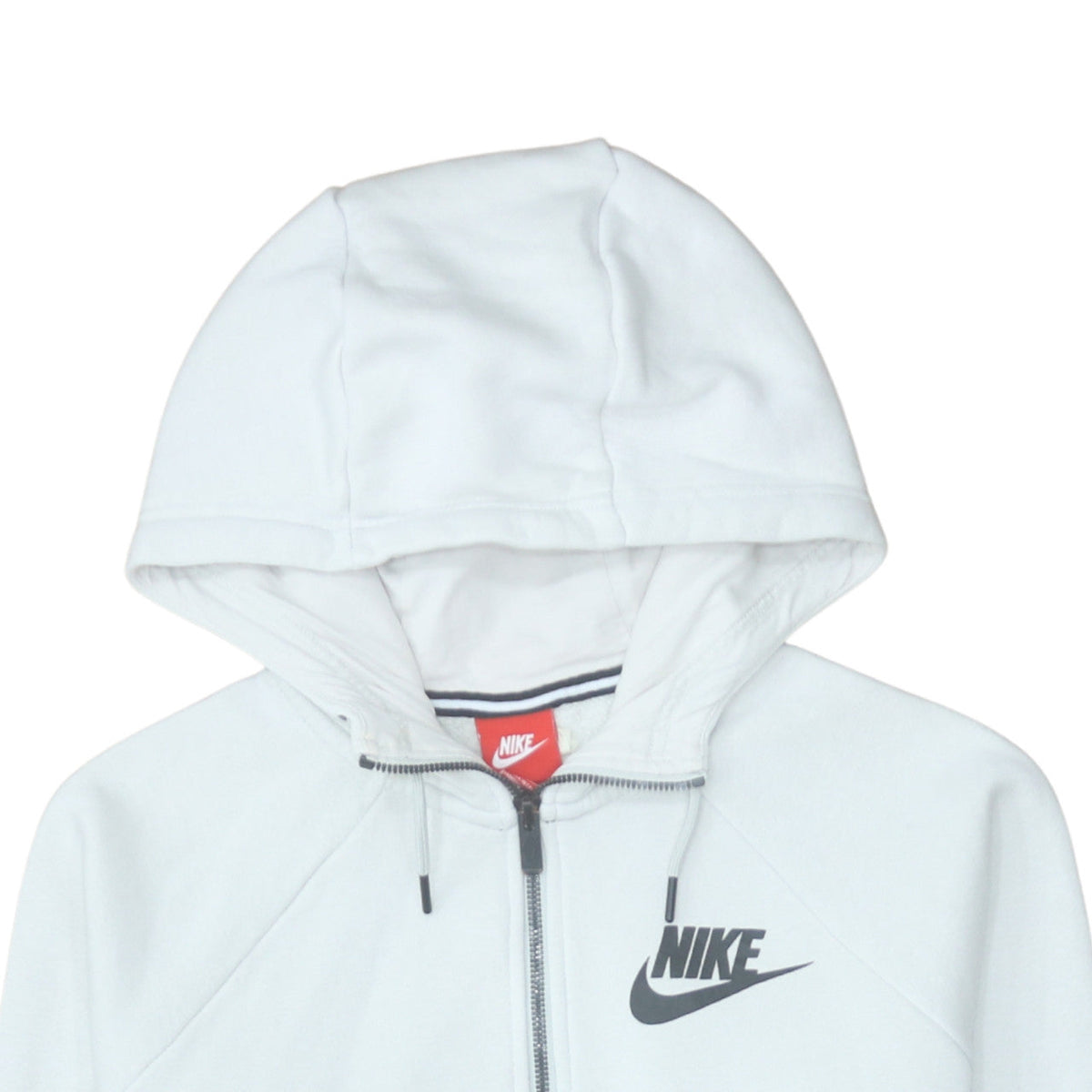 Nike Men's White Full Zip Hoodie Size S Sportswear Sweatshirt