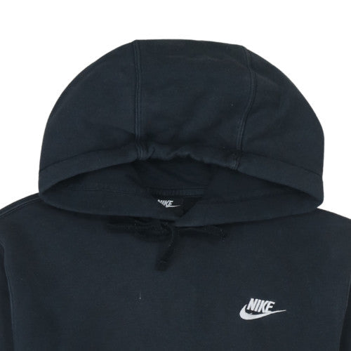 Nike Womens Black XS Pullover Hoodie Cotton Fleece Casual Sweatshirt