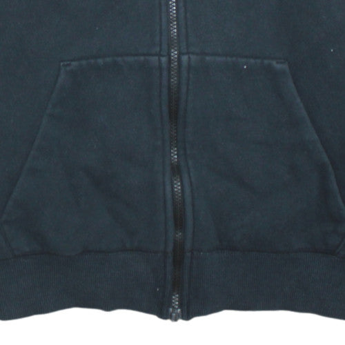 Puma Men's Black Full Zip Hoodie Sweatshirt S Fleece Logo Sportswear