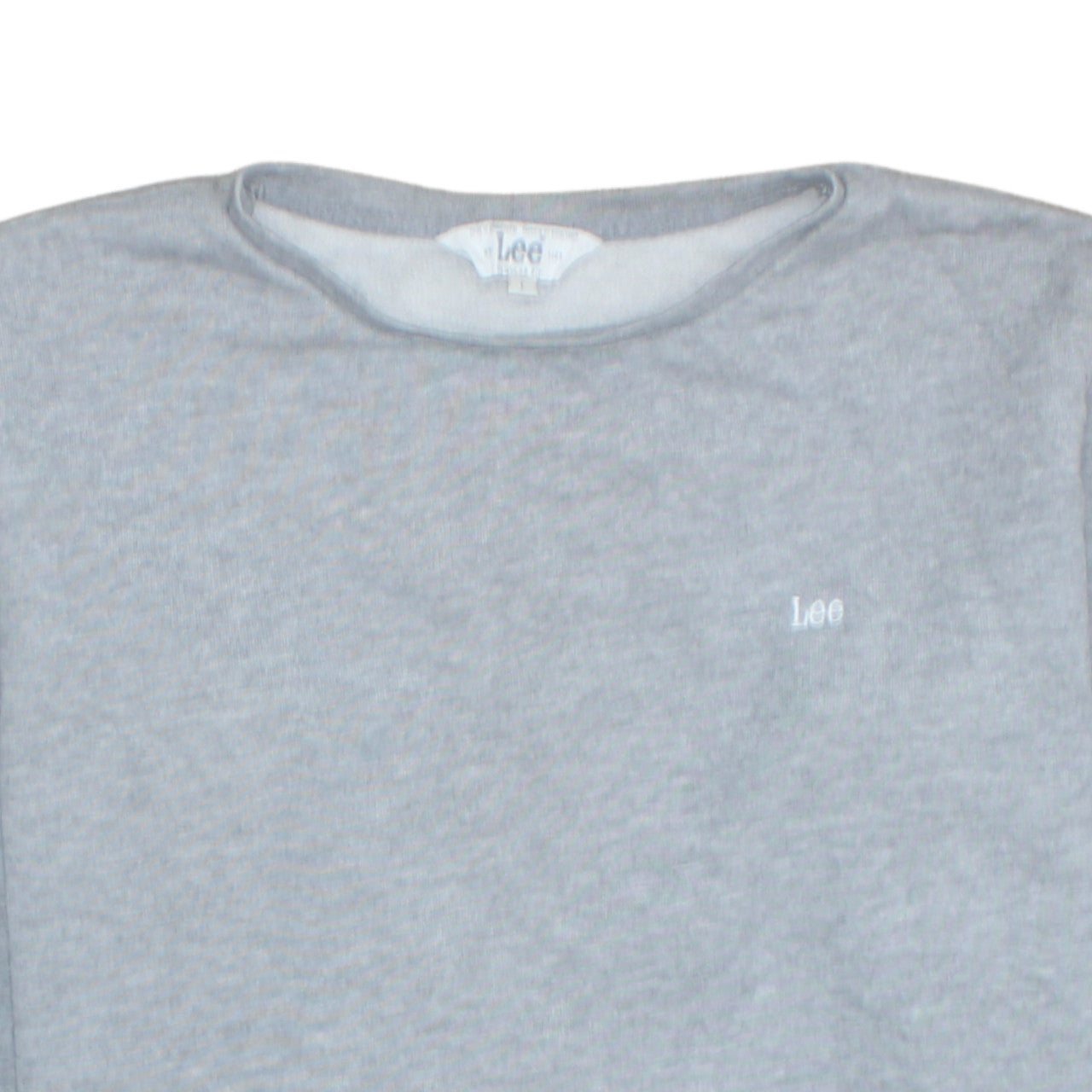 Lee Mens Grey Regular Fit Crew Neck Sweatshirt L