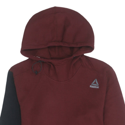 Reebok Men's Red & Black Pullover Hoodie Size M