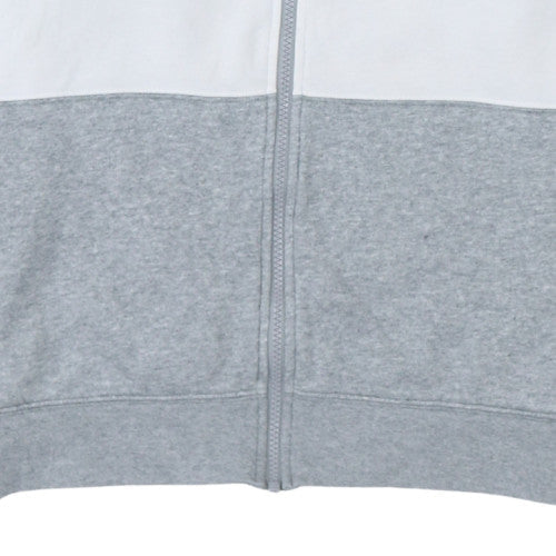 Nike Men's Grey Track Jacket M Full Zip Colourblock Athleisure