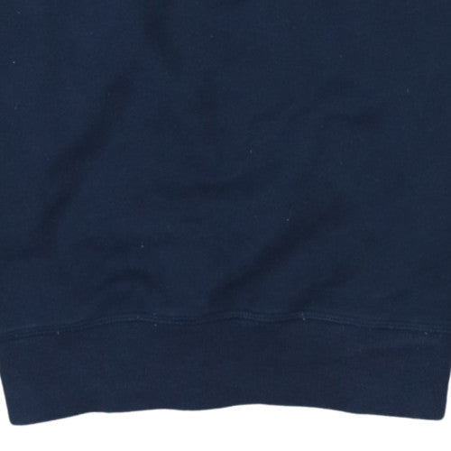Tommy Hilfiger Men's Blue Small Crew Neck Pullover Sweatshirt