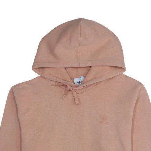 Adidas Mens Beige Pullover Fleece Hooded Sweatshirt L