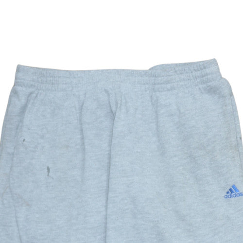 Adidas Men’s Grey Large Fleece Sweatpants Regular Fit