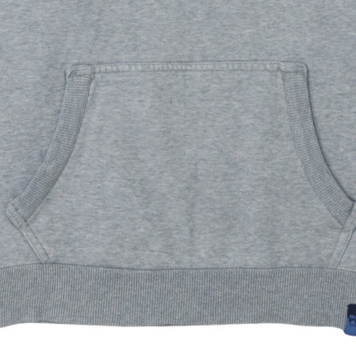 Puma Mens Grey Pullover Hoodie M Regular Fit Sports Fleece