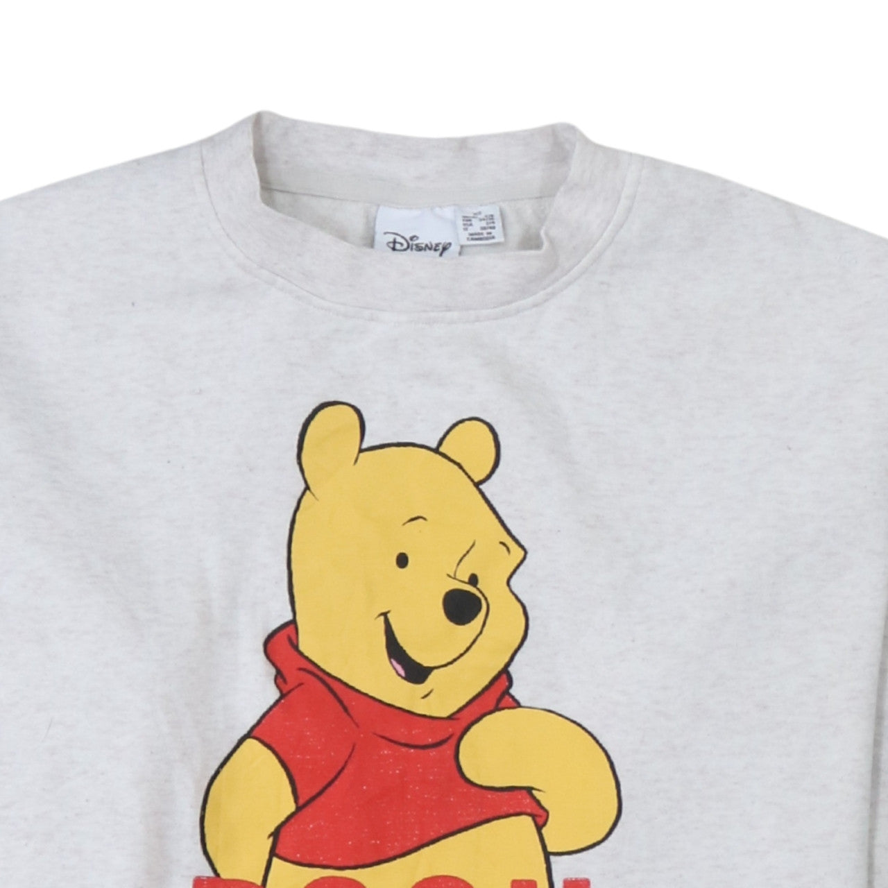 Disney Womens Grey Winnie the Pooh Pullover Sweatshirt M