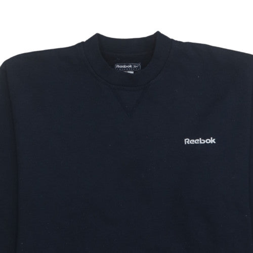 Reebok Women’s Black Crew Neck Pullover Sweatshirt Size 14