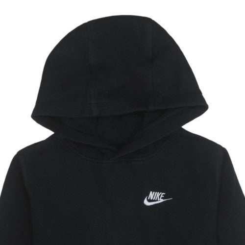 Nike Boys Black XL Pullover Hoodie Standard Fit Fleece Sweatshirt