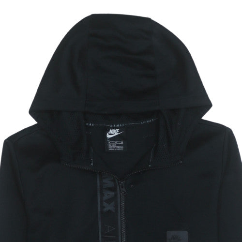 Nike Boys Black XL Air Max 1/4 Zip Hooded Pullover Sweatshirt