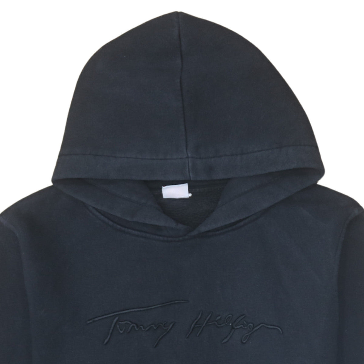 Tommy Hilfiger Men's Black Embroidered Pullover Hoodie M