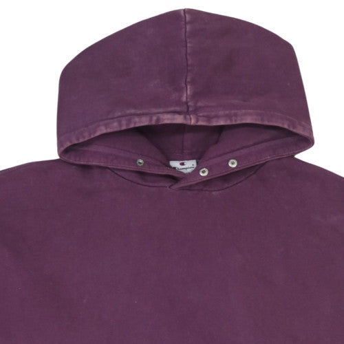 Champion Womens Purple Pullover Hoodie Size L Cotton Blend
