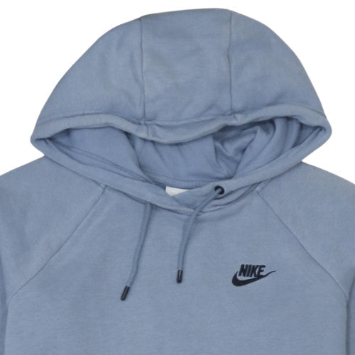 Nike Men's Blue Pullover Hoodie Small - Soft Fleece Casual Sweatshirt