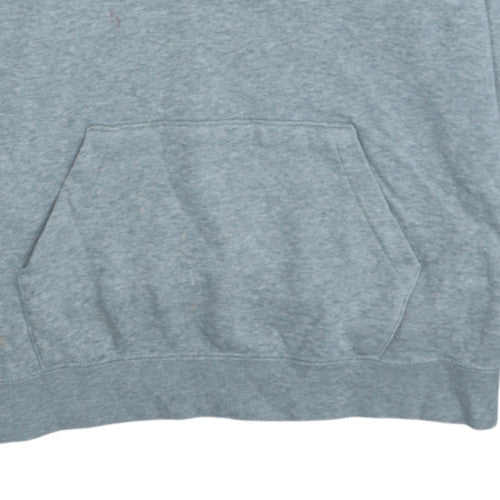 Nike Womens Grey XS Pullover Hoodie with Logo Front Pocket