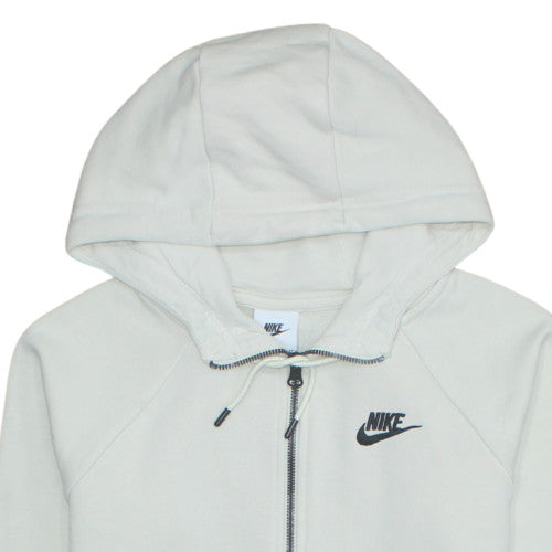Nike Women's Beige Full Zip Hoodie XS Hooded Sweatshirt