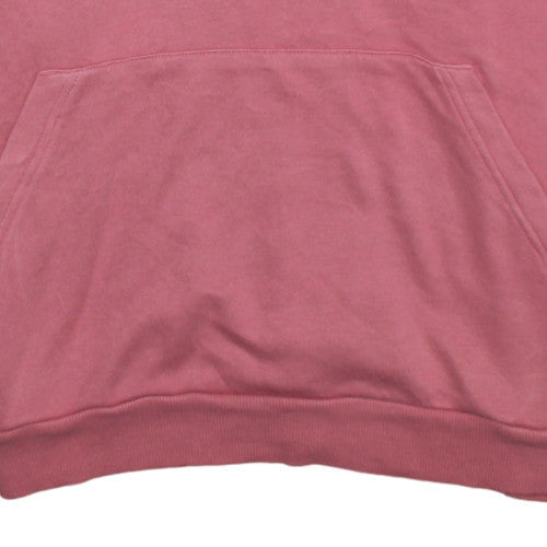 Puma Womens Pink Hooded Pullover Sweatshirt Size L Casual Cotton Blend