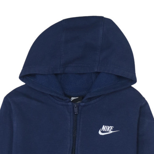 Nike Boys Blue Full Zip Hoodie Size L 147–158cm Standard Fit