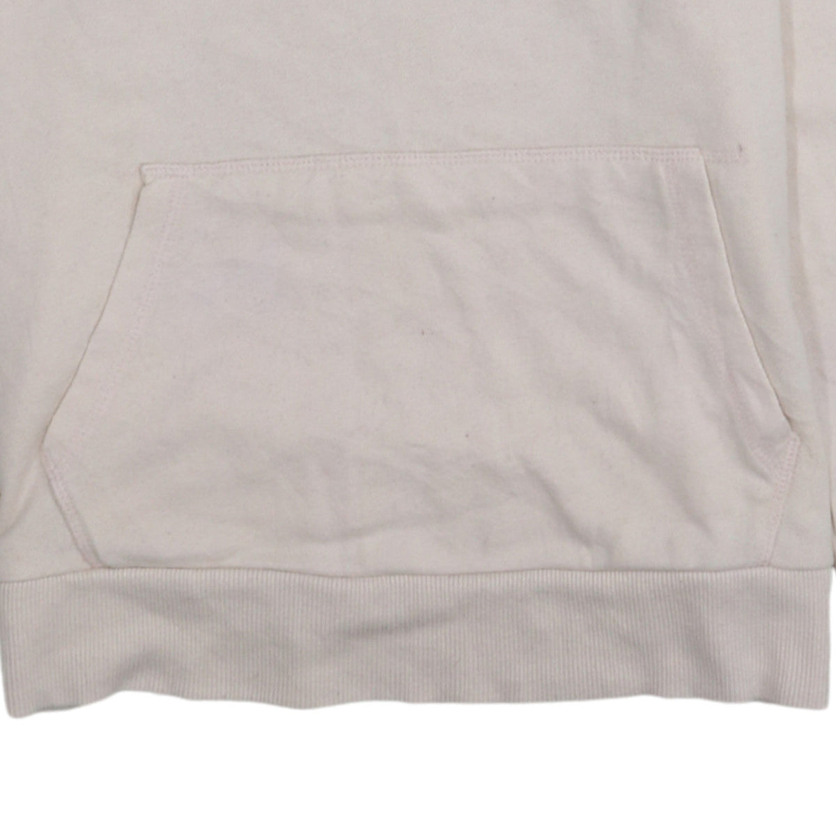 Tommy Hilfiger Women Beige Hooded Pullover Sweatshirt M Cotton Blend