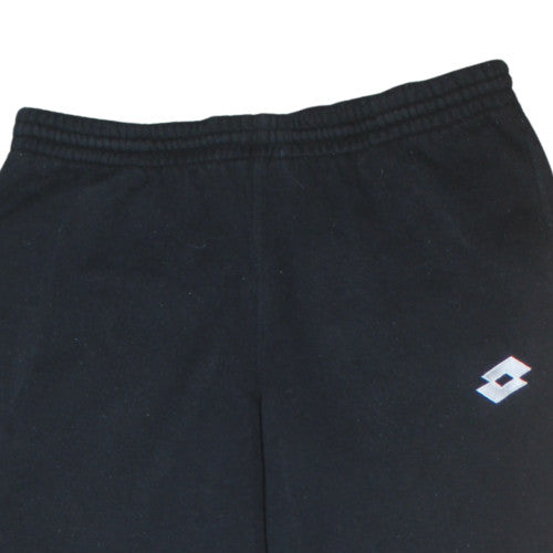Lotto Mens Black Fleece Sweatpants M Regular Fit Sports Trousers