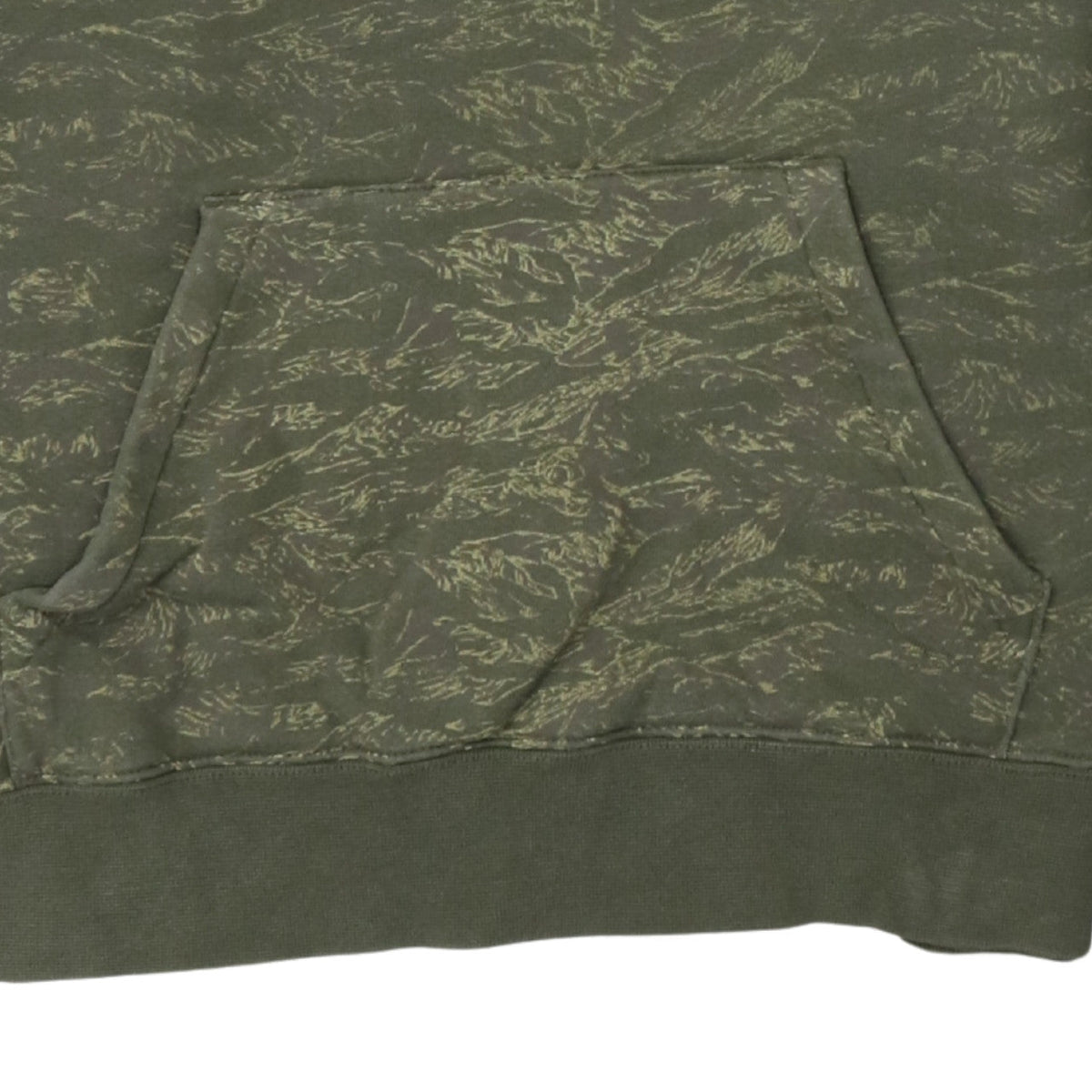 Champion Women’s Green Beige Pullover Sweatshirt L Logo Print Cotton