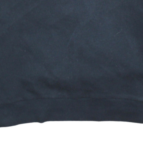 Under Armour Men's Black Large Crew Neck Sweatshirt Loose Fit