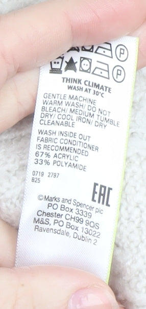 Marks & Spencer Women’s Ivory Cable-Knit Jumper XL