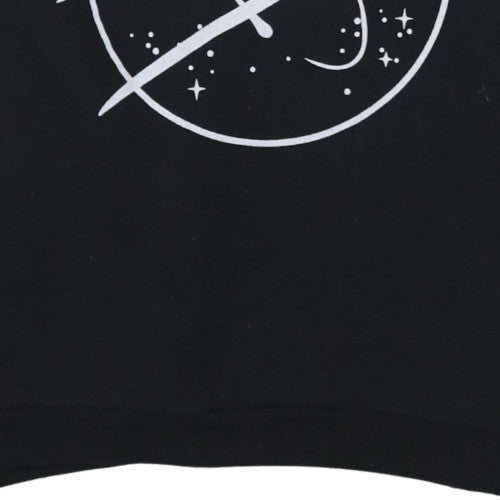 NASA Black Women's Sweatshirt Size M Crew Neck Pullover
