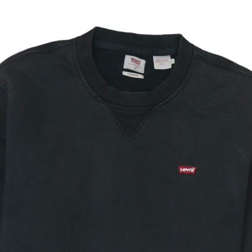Levi's Men's Black Crew Neck Pullover Sweatshirt Size S