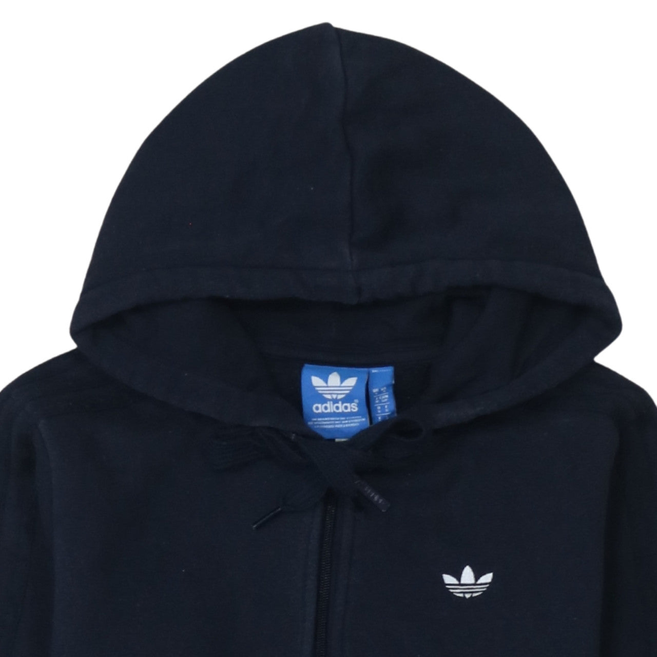 Adidas Men's Black Full Zip Hoodie Size S Classic Sportswear