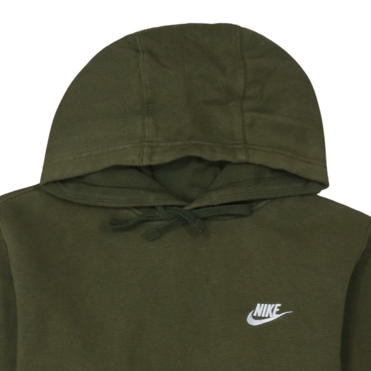 Nike Men Green Pullover Hoodie Small Regular Fit Fleece Sweatshirt
