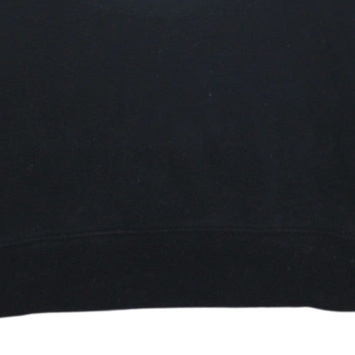 Diesel Womens Black White Hoodie Small Colourblock 100% Cotton