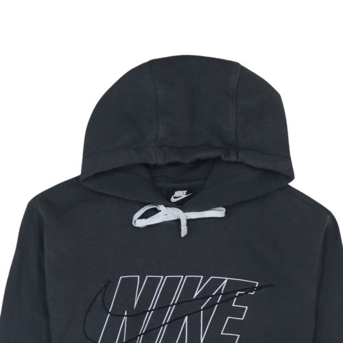 Nike Men's Black Pullover Hoodie Small Graphic Logo Sportswear