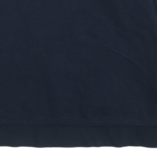 Champion Boys Blue Logo Pullover Sweatshirt 15-16 Years Fleece Crew Neck