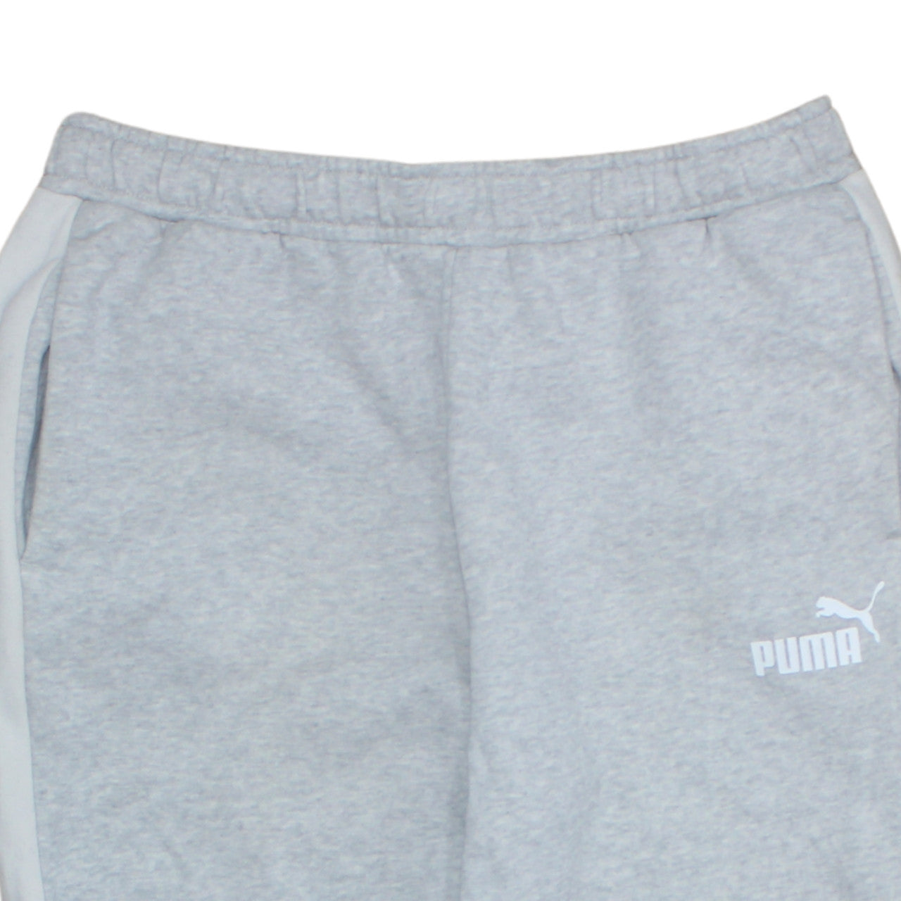 Puma Men's Grey Jogger Sweatpants M Regular Fit Elastic Waist