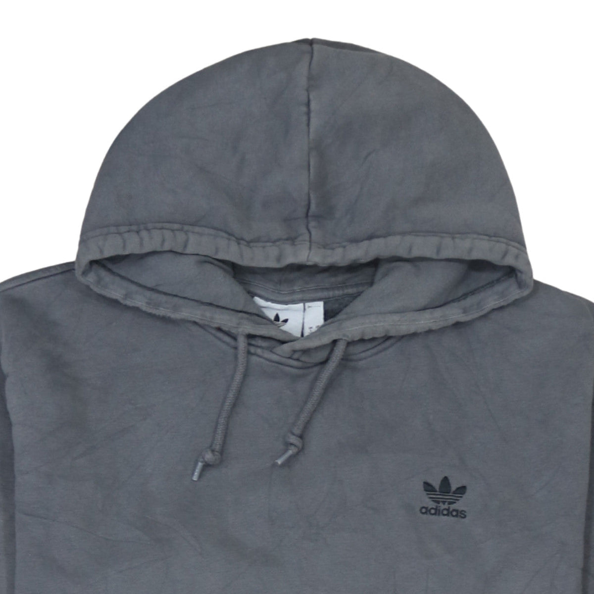 Adidas Mens Grey Pullover Hoodie L Fleece Primegreen Sportswear