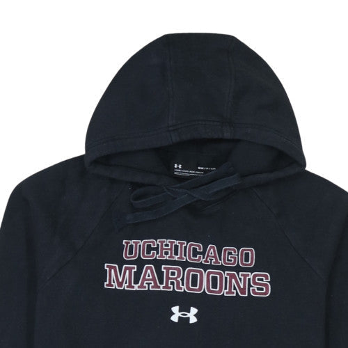 Under Armour Men's Black UChicago Maroons Pullover Hoodie Size S