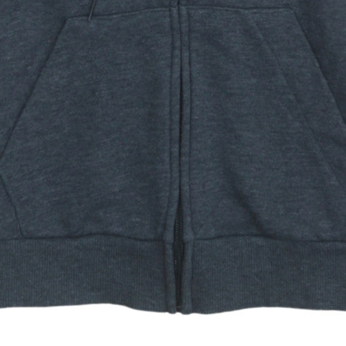 Adidas Womens Navy Full Zip Hoodie XS Hooded Sweatshirt Casual