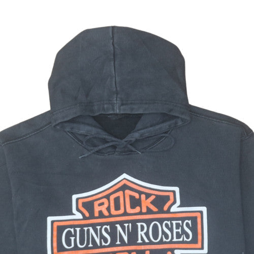 Rock @ Tees Mens Black Guns N’ Roses Pullover Hoodie M