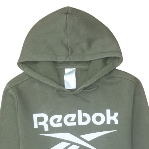 Reebok Men's Green Pullover Hoodie M Fleece Sportswear