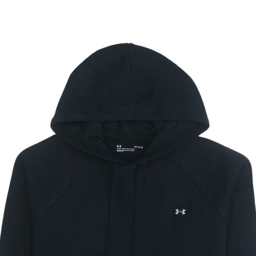 Under Armour Men's Black Pullover Hoodie L Relaxed Fit Fleece