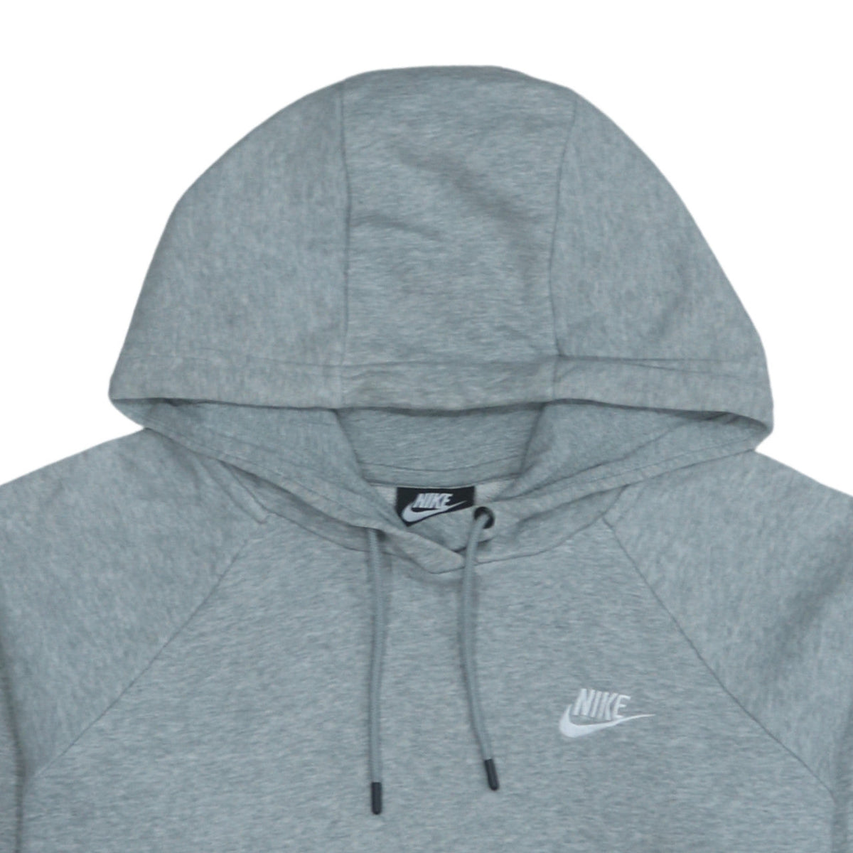 Nike Men's Grey Pullover Hoodie M Regular Fit Fleece Sportswear