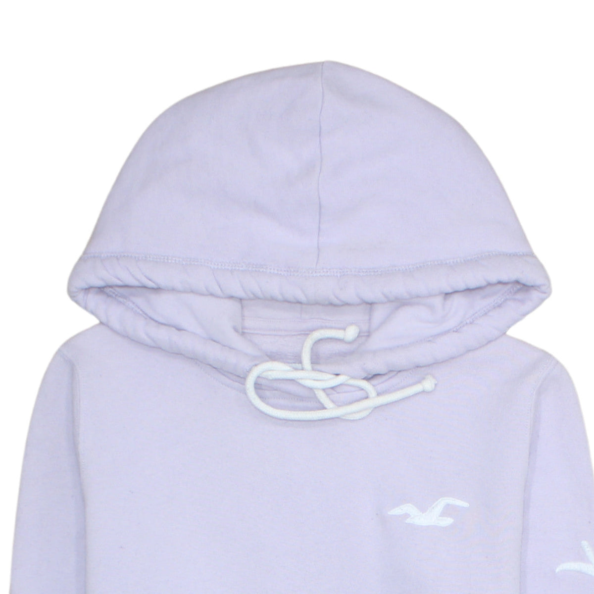 Hollister Women Purple Pullover Hoodie XS Cotton Blend Casual