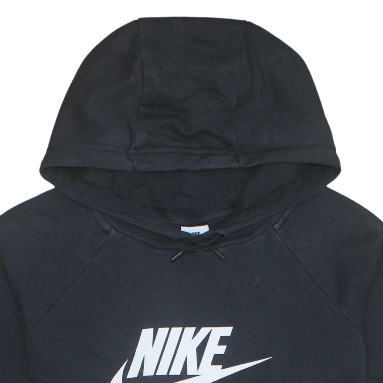Nike Men's Black XL Pullover Hoodie with Logo Print