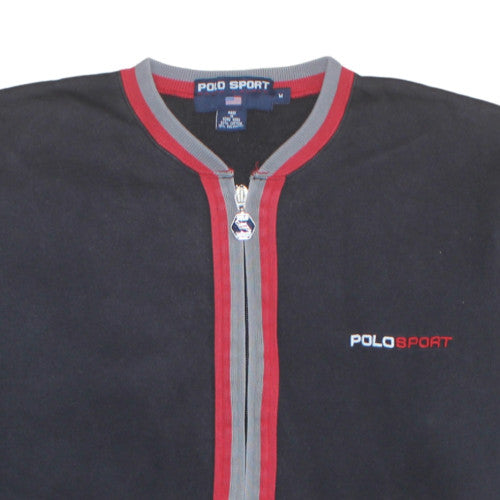 Polo Sport Ralph Lauren Men's Black Full Zip Sweatshirt M