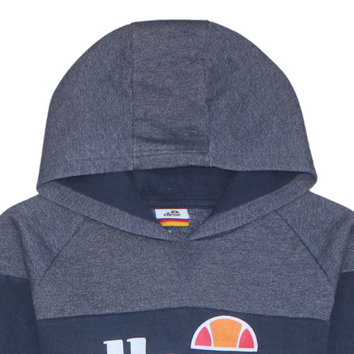 Ellesse Boys Blue Pullover Hoodie 13-14 Years Cotton Blend Logo Design