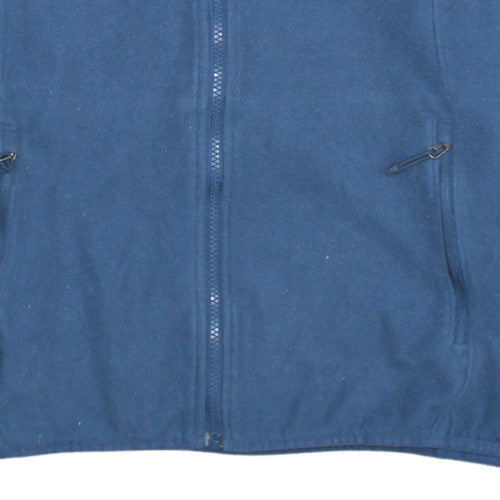 The North Face Womens Blue Fleece Full Zip Sweatshirt XL